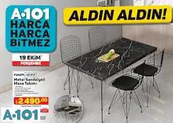 RUUM STORE METAL SANDALYELİ MASA TAKIMI RUUM STORE METAL SANDALYELİ MASA TAKIMI